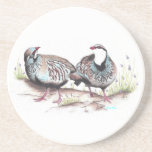 Vintage-Style Partridge Coaster