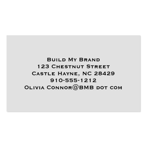 Vintage Style Professional Beekeeper Business Card (back side)