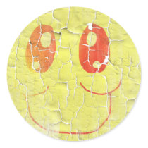 Vintage Style Smiley Face  Sticker