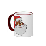 Vintage Styled Black Santa Image Coffee Mug