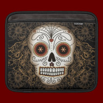 Vintage Sugar Skull iPad Sleeve ipad sleeves