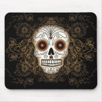 Vintage Sugar Skull Mousepad