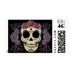Vintage Sugar Skull Postage