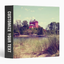 Vintage Summer Beach Lighthouse binders
