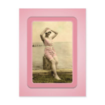 Vintage Sun Bather Beach Babes Postcard