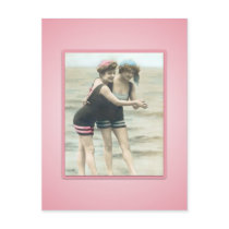 Vintage Sun Bather Beach Babes Postcard