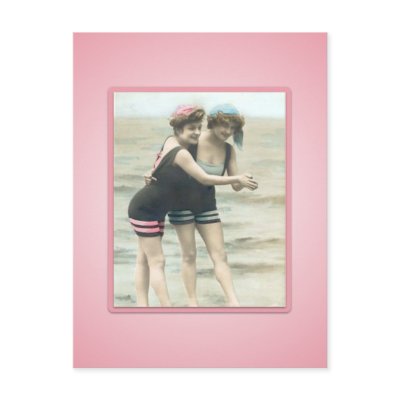 Vintage Sun Bather Beach Babes Postcard by Vintage_Gifts