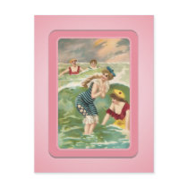 Vintage Sun Bather Beach Babes Postcard