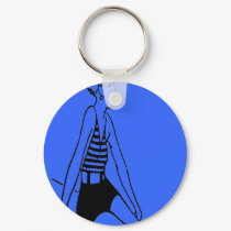 VINTAGE SUN BATHER keychains by FUNFASHIONETC VINTAGE SUN BATHER keychains