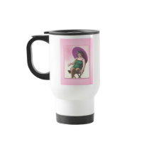 Vintage Sun Bather Travel Mug