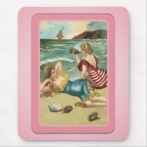 Vintage Sun Bathers Beach usepad
