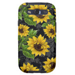 Vintage sunflower pattern samsung galaxy s3 case