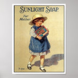 Vintage Sunlight Soap Ad - For Mother Print