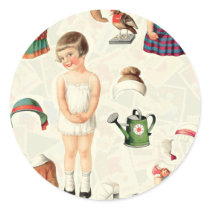 VINTAGE SUPREME PAPER DOLLS SWEETIE STICKER