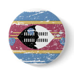 Vintage Swaziland Flag Button