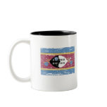 Vintage Swaziland Flag mugs