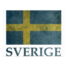 Vintage Sweden Post Card