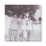 Vintage Swimmers and Bathing Beauties (13) Refrigerator Magnets