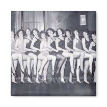 Vintage Swimmers and Bathing Beauties (8) Refrigerator Magnet