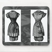 Vintage Swimsuit Illustration Mousepad