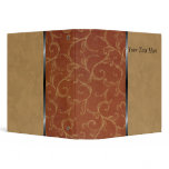 Vintage Swirl-Orange binders