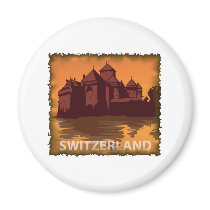 Vintage Switzerland magnets by teyes143 Vintage Switzerland magnets