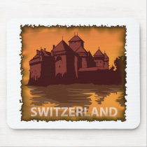 Vintage Switzerland Mousepad