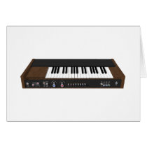 Vintage Synthesizer: 3D Model: cards