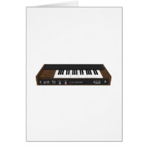 Vintage Synthesizer: 3D Model: cards