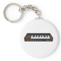Vintage Synthesizer: 3D Model: Keychains