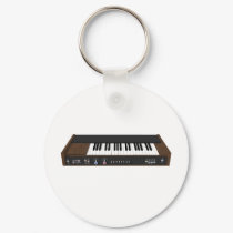 Vintage Synthesizer: 3D Model: keychains