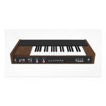 Vintage Synthesizer: 3D Model: photo cards