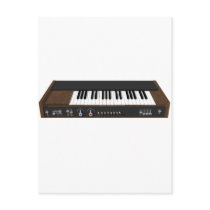 Vintage Synthesizer: 3D Model: postcards