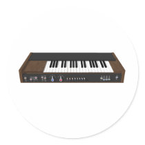 Vintage Synthesizer: 3D Model: Stickers