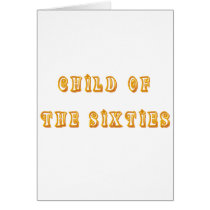 Vintage T-shirts and Gifts Child of the Sixties cards