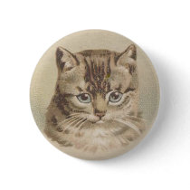 Vintage Tabby Cat Pins