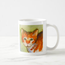 Vintage Tabby Cat Cup mugs