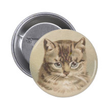 Vintage Tabby Cat Pins