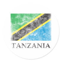 Vintage Tanzania Stickers