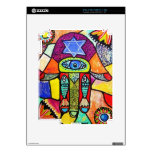 Vintage Tapastry Hamsa Calcomanías Para El iPad 2