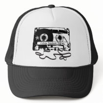 Vintage Tape SprayPaint Design.ai Trucker Hats