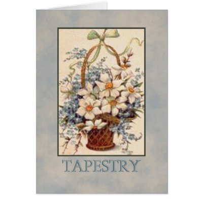 Vintage Tapestry Card - 021 by ArtbyJean