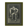 Vintage Tattooed Lady Card or Postcard