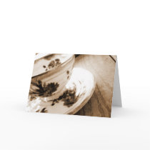 Vintage Tea Cup Greeting Card