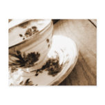 Vintage Tea Cup Postcard