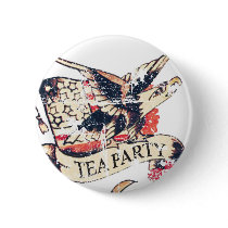 Vintage Tea Party Button
