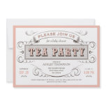 Vintage Tea Party Invitations