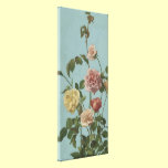Vintage Tea Rose and Blush Roses canvas prints