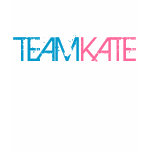 VINTAGE "TEAM KATE" 8 LOGO Retro Fitted Shirt