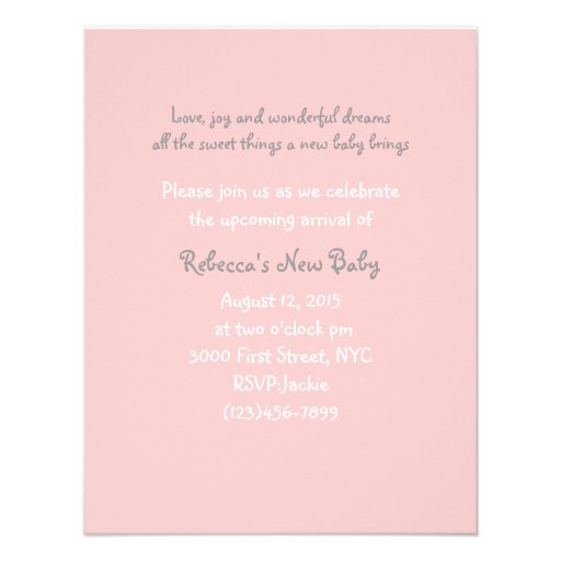 vintage teddy country baby shower invitations
